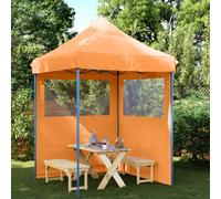 vidaXL Party Tent Folding Orange 200 x 200 x 306 cm Oxford Fabric