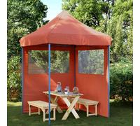 vidaXL Party Tent Folding Terracotta 200 x 200 x 306 cm Oxford Fabric