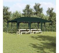 vidaXL Party Tent Green 600 x 400 x 266 cm Polyethylene and Steel