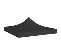 vidaXL Party Tent Roof Black 270 g/m² Replacement Canopy Gazebo Top Cover