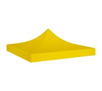 vidaXL Party Tent Roof 2x2 m Yellow 270 g/m² Replacement Canopy Gazebo Cover