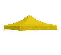 vidaXL Party Tent Roof Yellow 270 g/m² Replacement Canopy Gazebo Top Cover