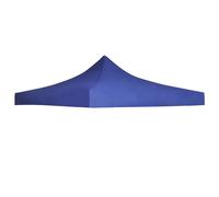 vidaXL Party Tent Roof 3x3m Blue Outdoor Garden Gazebo Canopy Marquee Top