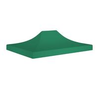 vidaXL Party Tent Roof 4.5x3 m Green 270 g/m² Replacement Canopy Gazebo Cover