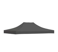 vidaXL Party Tent Roof 4x3 m Anthracite 270 g/m² Replacement Canopy Cover