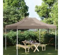 vidaXL Party Tent Roof Replacement Canopy 4x3 m Taupe 270 g/m²