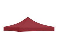 vidaXL Party Tent Roof - Replacement Cover for Folding Pop-up Tents, 3x3m, 600D Oxford Fabric with PVC Coating, UV & Water Resistant, Burgundy,