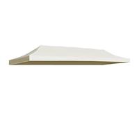 vidaXL Party Tent Roof Replacement - UV and Weather-Resistant Pop-Up Tent Top Cover Only - Cream 580x291 cm - 600D Oxford