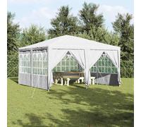 vidaXL Party Tent White 400 x 400 x 266 cm Polyester and Steel