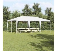 vidaXL Party Tent White 600 x 400 x 266 cm Polyethylene and Steel