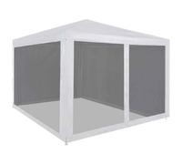 vidaXL Party Tent with 4 Mesh Sidewalls 3x3 m