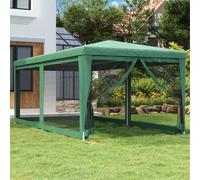 Party Tent with Mesh Sidewalls Canopy Gazebo Multi Colours Multi Sizes vidaXL