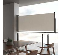 vidaXL Patio Retractable Side Awning 100 x 300 cm Cream