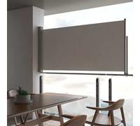 (grey, 120 x 300 cm) vidaXL Patio Retractable Side Awning Garden Canopy Outdoor Privacy Screen