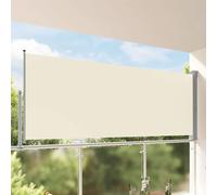vidaXL Patio Retractable Side Awning 140 x 300 cm Cream
