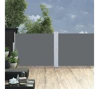 vidaXL Patio Retractable Side Awning 140x1200 cm Anthracite