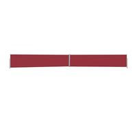 vidaXL Patio Retractable Side Awning 140x1200 cm Red UK NEW