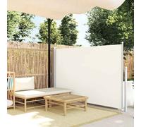 vidaXL Patio Retractable Side Awning 140x500 cm Cream