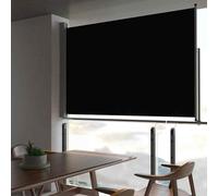 vidaXL Patio Retractable Side Awning 160 x 300 cm Black