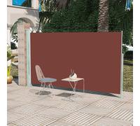 vidaXL Patio Retractable Side Awning 160x300 cm Brown UK