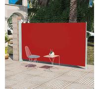 vidaXL Patio Retractable Side Awning 160x300 cm Red