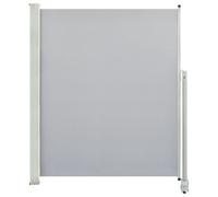vidaXL Retractable Side Awning – Patio Canopy Outdoor Privacy Screen 160 x 300 cm Grey
