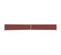 vidaXL Patio Retractable Side Awning 170x1200 cm Brown UK HOT