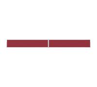 vidaXL Patio Retractable Side Awning 170x1200 cm Red UK NEW