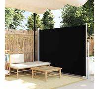 vidaXL Patio Retractable Side Awning 170x300cm Black Privacy Garden Screen