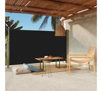 vidaXL Patio Retractable Side Awning 170x300 cm Black UK HOT