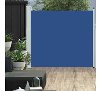 vidaXL Patio Retractable Side Awning 170x300 cm Blue UK