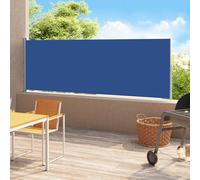 vidaXL Patio Retractable Side Awning 180x500 cm Blue