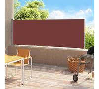 vidaXL Patio Retractable Side Awning 180x500 cm Brown