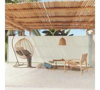vidaXL Patio Retractable Side Awning 180x600 cm Cream