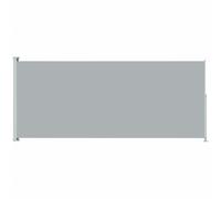 vidaXL Patio Retractable Side Awning 200x500 cm Grey Blind Screen Sunshade