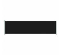vidaXL Patio Retractable Side Awning 600x160 cm Black Garden Privacy Sunshade