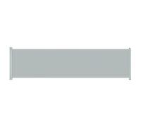 vidaXL Patio Retractable Side Awning 600x160 cm Grey Garden Privacy Sunshade