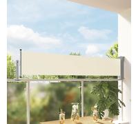 vidaXL Patio Retractable Side Awning 60x300 cm Cream