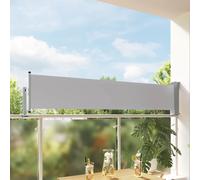 vidaXL Patio Retractable Side Awning 60x300 cm Grey UK