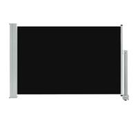 vidaXL Patio Retractable Side Awning 60x300cm Black Privacy Screen Blind Shade