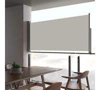 vidaXL Patio Retractable Side Awning 60x300cm Cream Privacy Screen Blind Shade