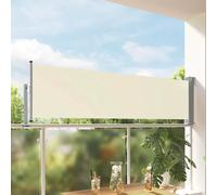 vidaXL Patio Retractable Side Awning 80x300 cm Cream