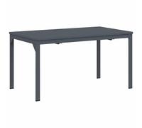 vidaXL Patio Table Anthracite 180 x 80 x 74 cm Powder-Coated Steel, Adjustable G