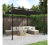vidaXL Pergola with Retractable Roof Anthracite 295x292x230 cm
