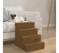 vidaXL Pet Stair Honey Brown 40x49x47 cm Solid Wood Pine