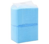 vidaXL 100x Pet Training Pads Non Woven Fabric Puppy Toilet Pad Nursing Pad Absorbent Pad Protect the Floor From Damage Blue and White 45x33cm