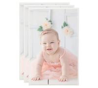 vidaXL Photo Frames Collage 3 pcs for Table Silver 13x18cm MDF