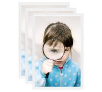 vidaXL Photo Frames Collage 3pcs for Table White 21x29.7cm MDF
