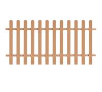 vidaXL Picket Fence WPC 200x100 cm