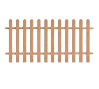 vidaXL Picket Fence WPC 200x100 cm UK HOT